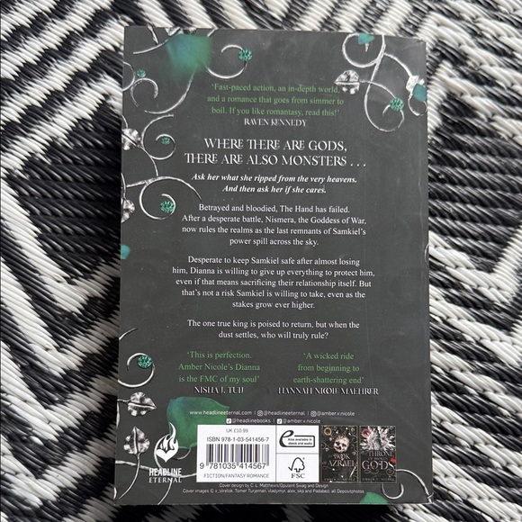 The Dawn of the Cursed Queen Gods & Monsters paperback book by Amber V. Nicole - Picture 2 of 5